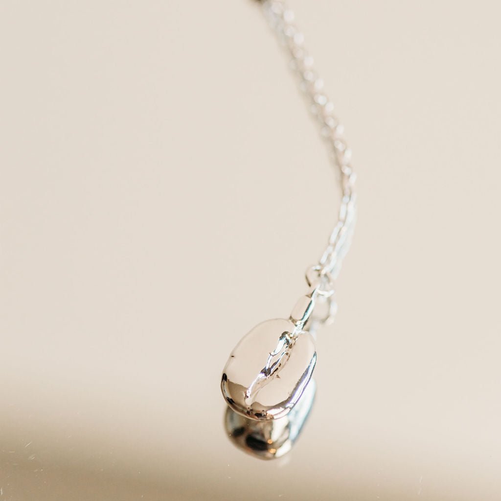 Gold Coffee Bean Necklace